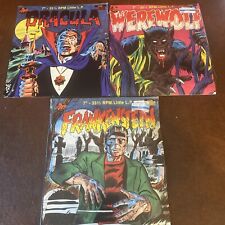 Marvel Comics Group Power Records Werewolf,Dracula,Frankenstein 7