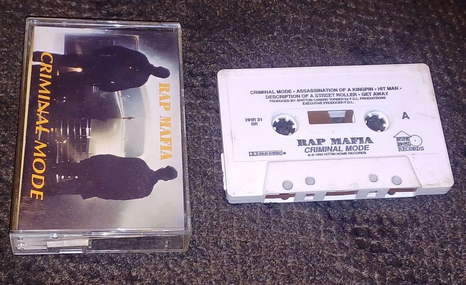 RAP MAFIA CRIMINAL MODE cassette Tape 1990 Hittin Home Records ULTRA RARE ALBUM