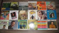LOT OF 18 VINYL RECORDS LP VINTAGE CLASSIC COUNTRY & WESTERN/FOLK MOST FROM 60's picture