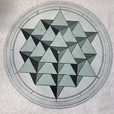 12”LP Hand Painted Art Vinyl Record Sacred Geometry Dot Work picture