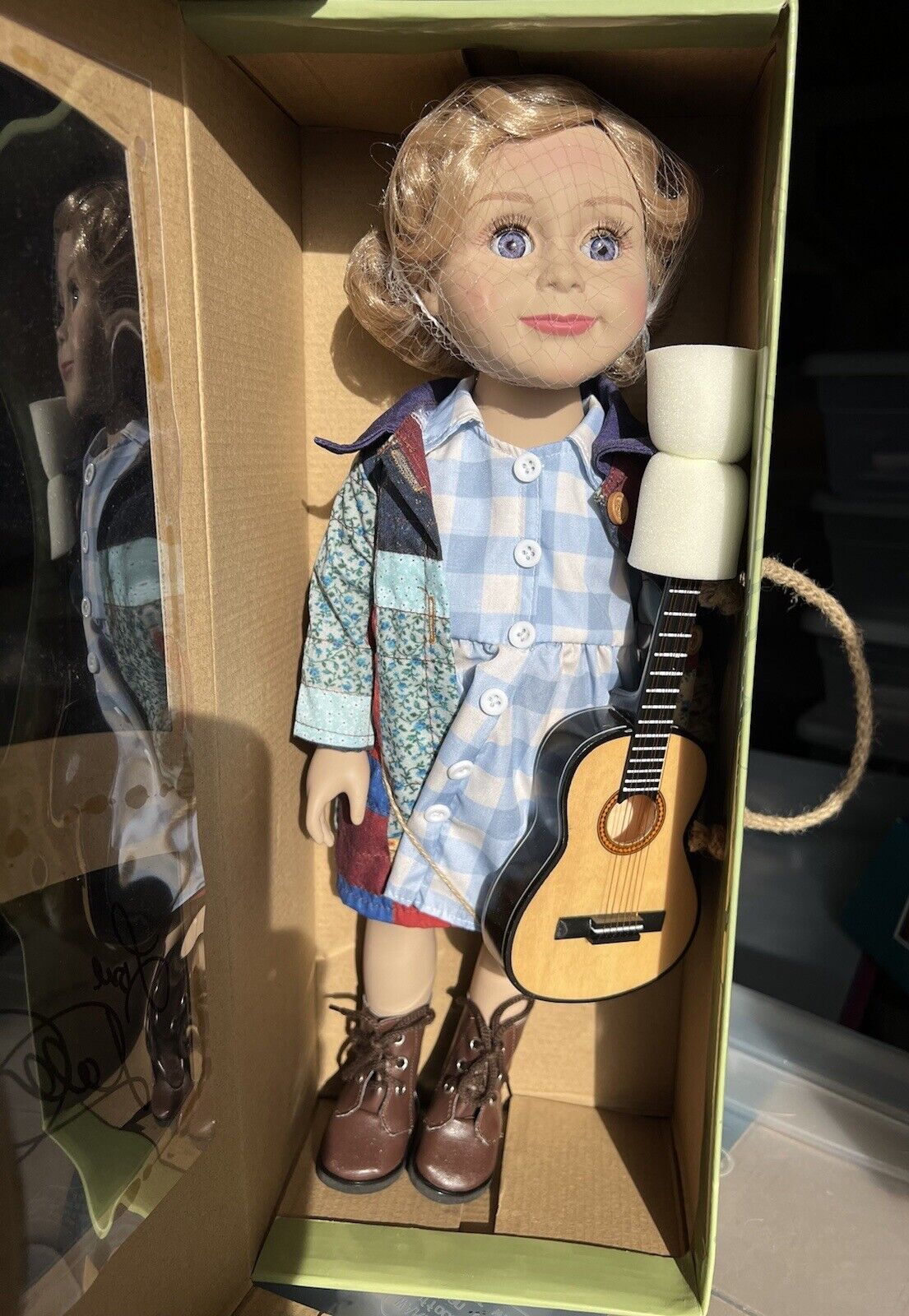 Dolly Parton Dolly doll ￼& Guitar Signed Autographed Dollywood exclusive New