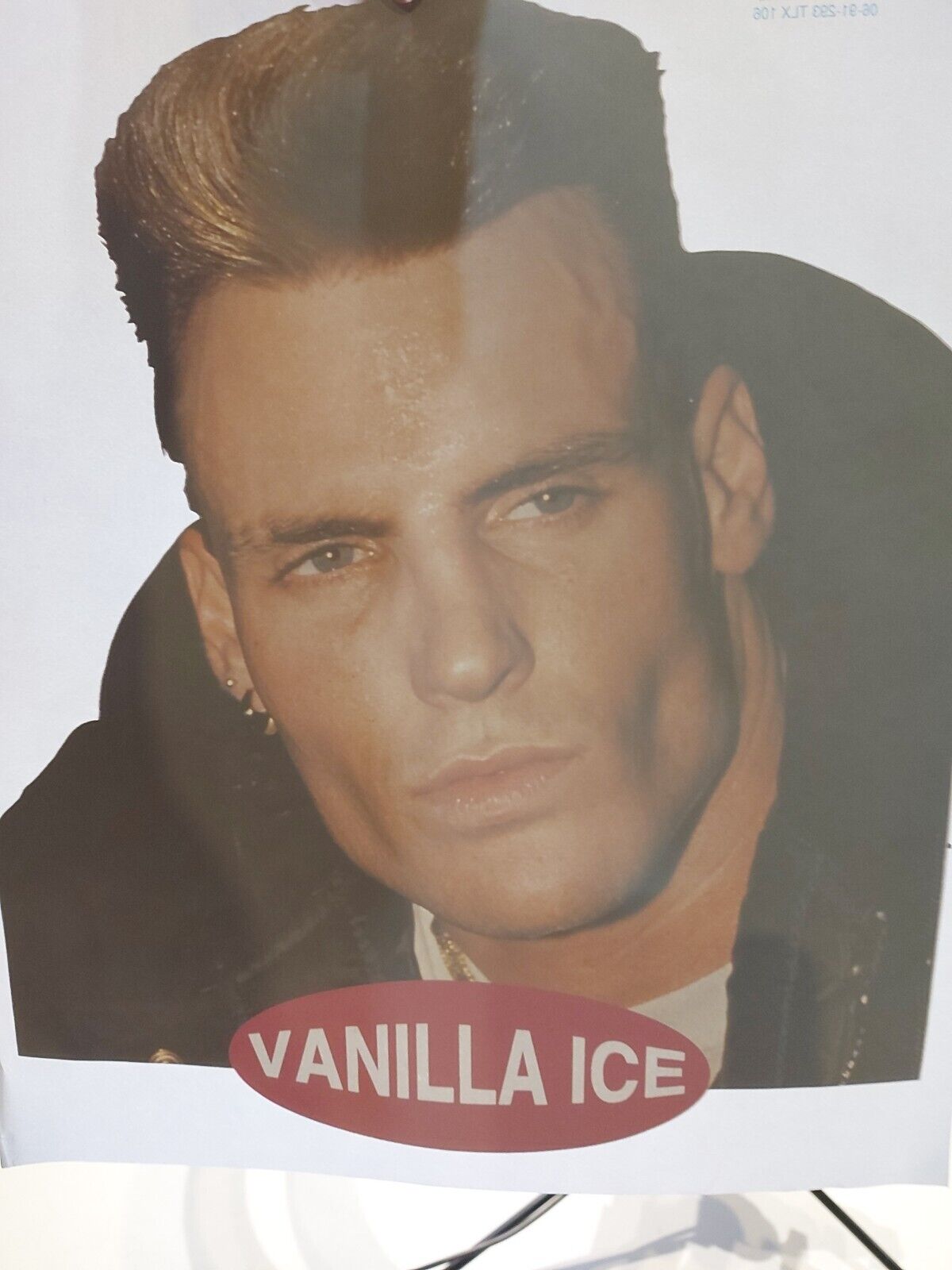 Vanilla Ice Vintage T-shirt transfer Genuine Original Rare 1980s 90s