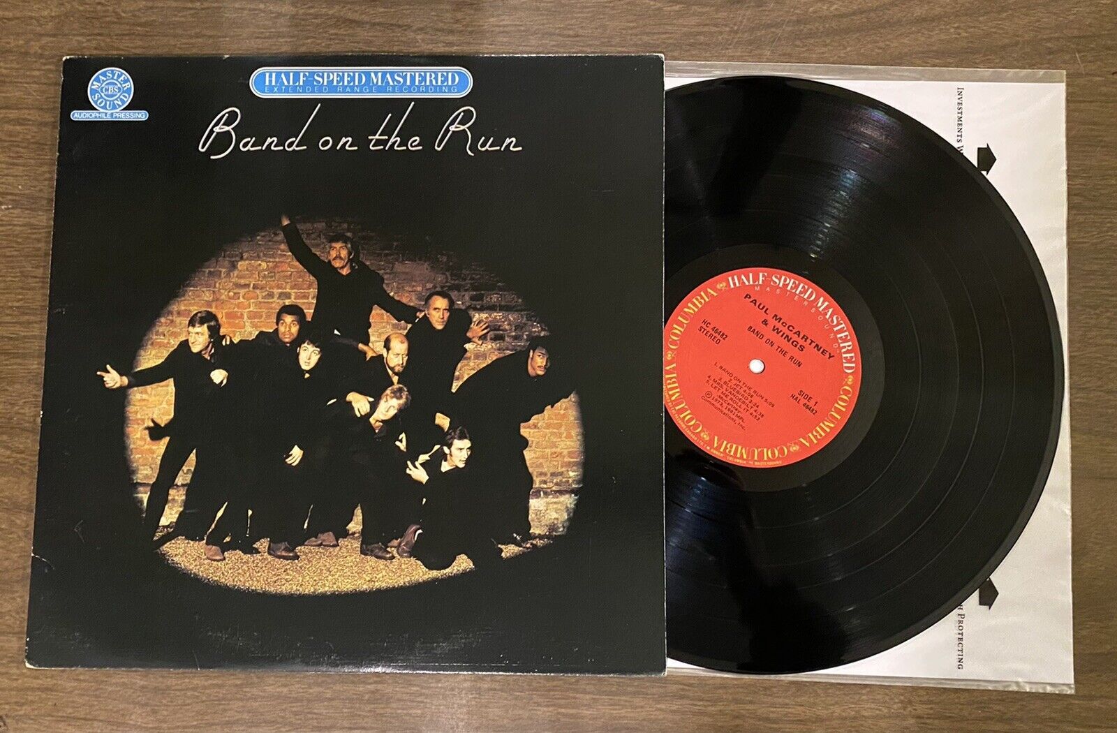 Paul McCartney/Wings Band On The Run CBS Mastersound Half-Speed Mastered Beatles