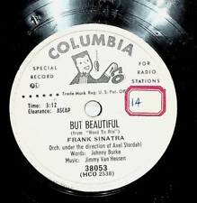 1948 Frank Sinatra But Beautiful / If I Only Had A Match 78 RPM PROMO Record picture