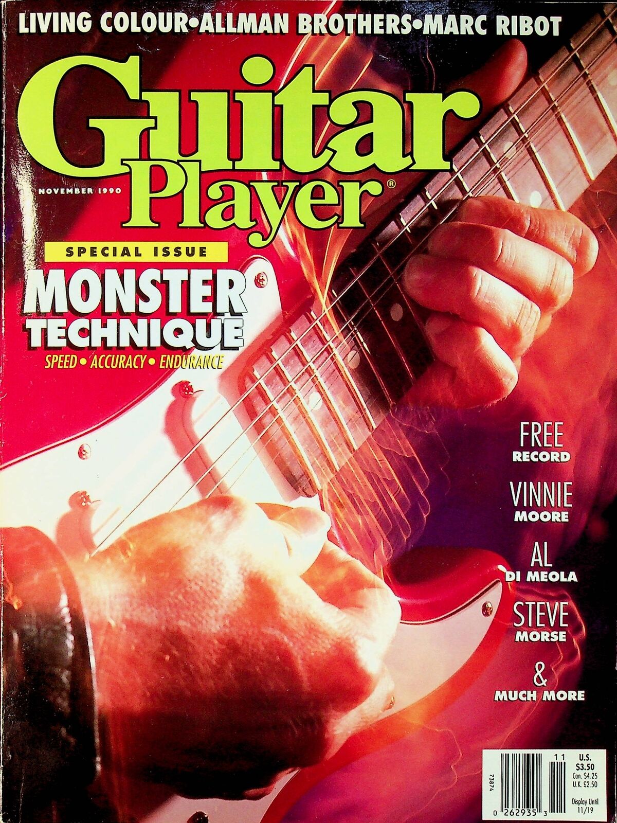 Guitar Player Magazine Vol. 24 #11 FN 1990