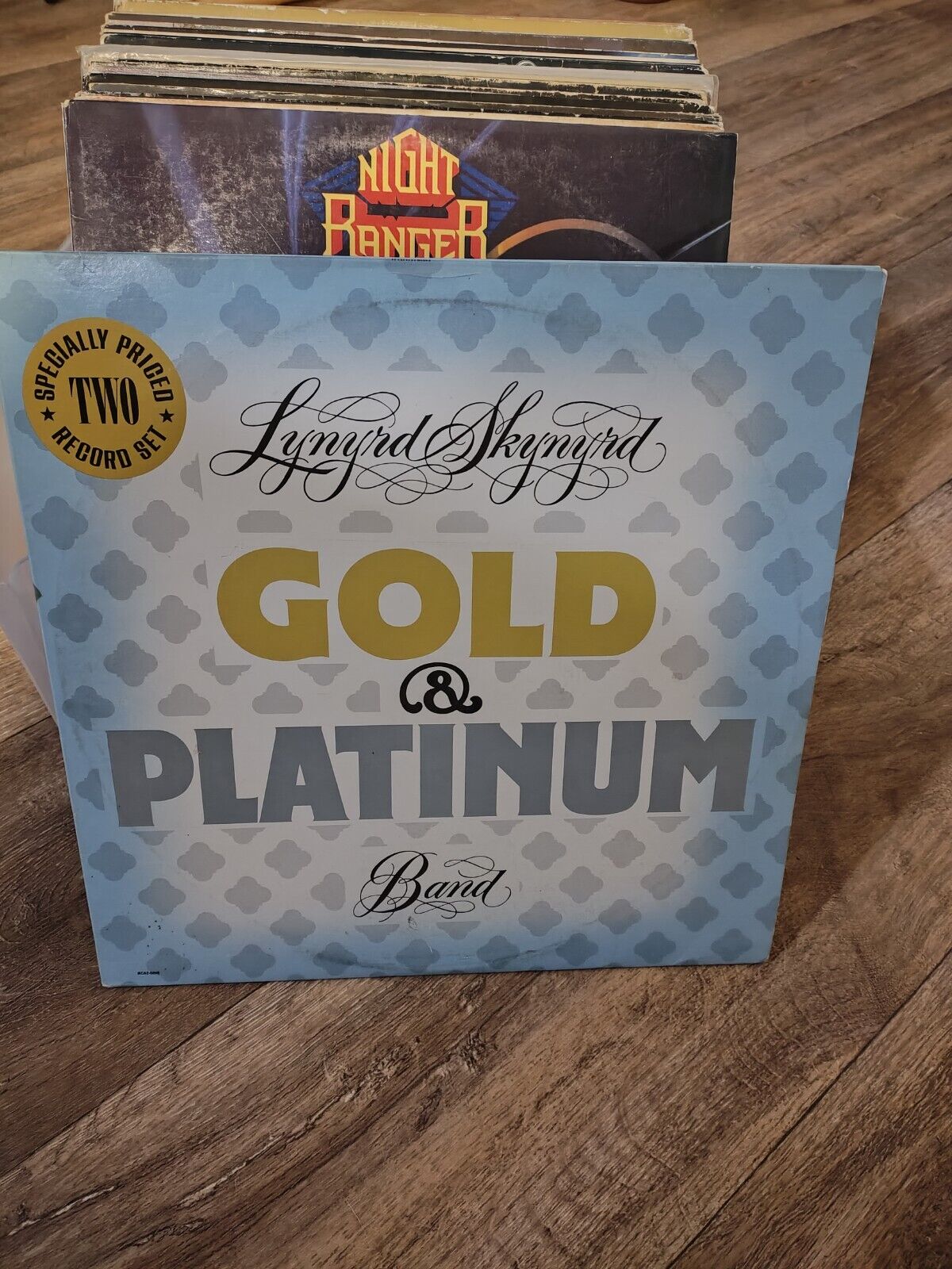 LYNYRD SKYNYRD GOLD & PLATINUM 2 LP RECORD SET WITH INSERT