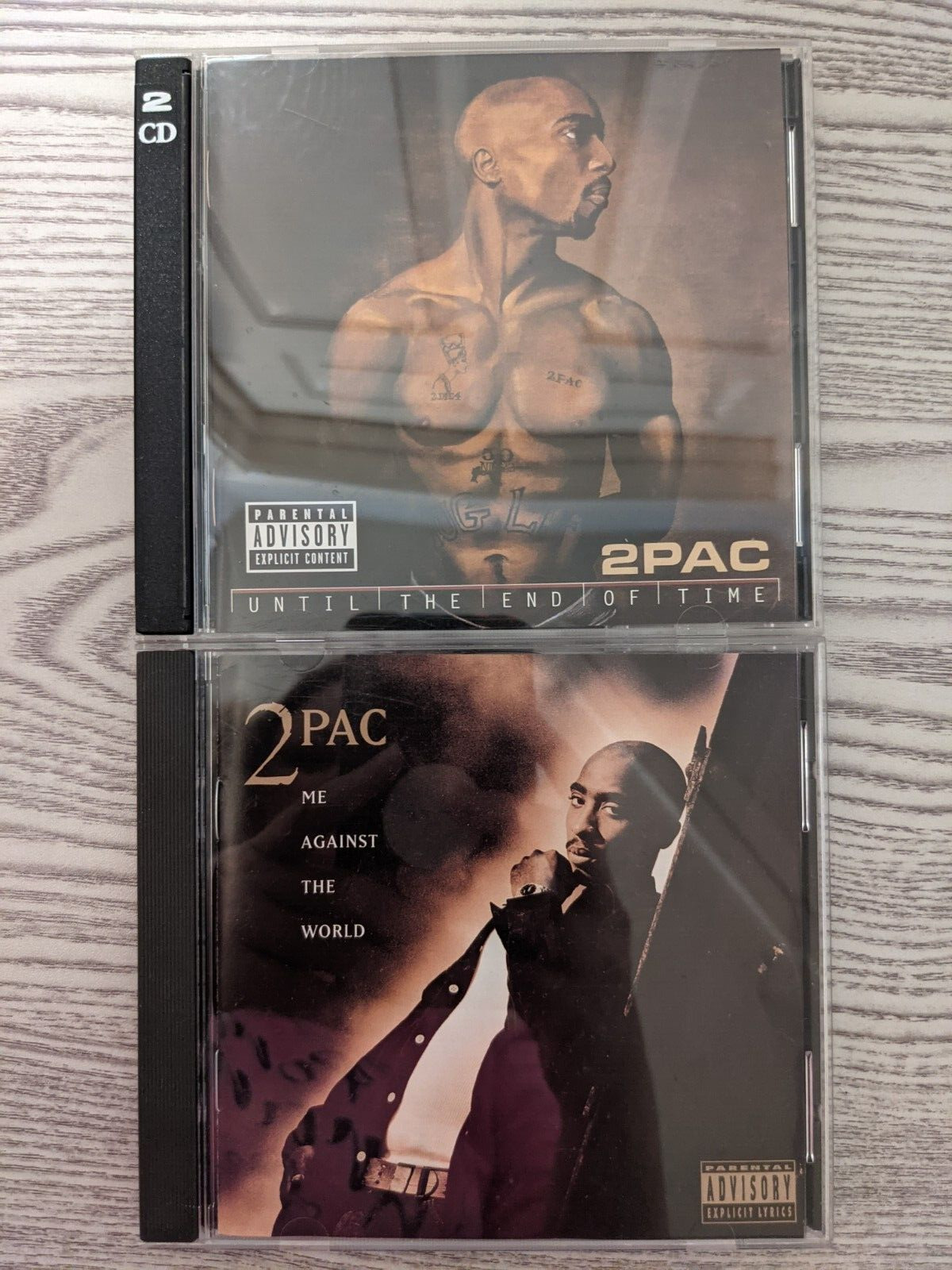 Lot of 2 2Pac CDs 2001 Until the end of time 2 Disc CD 1995 Me Against The World