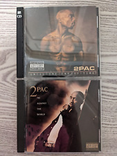 Lot of 2 2Pac CDs 2001 Until the end of time 2 Disc CD 1995 Me Against The World picture