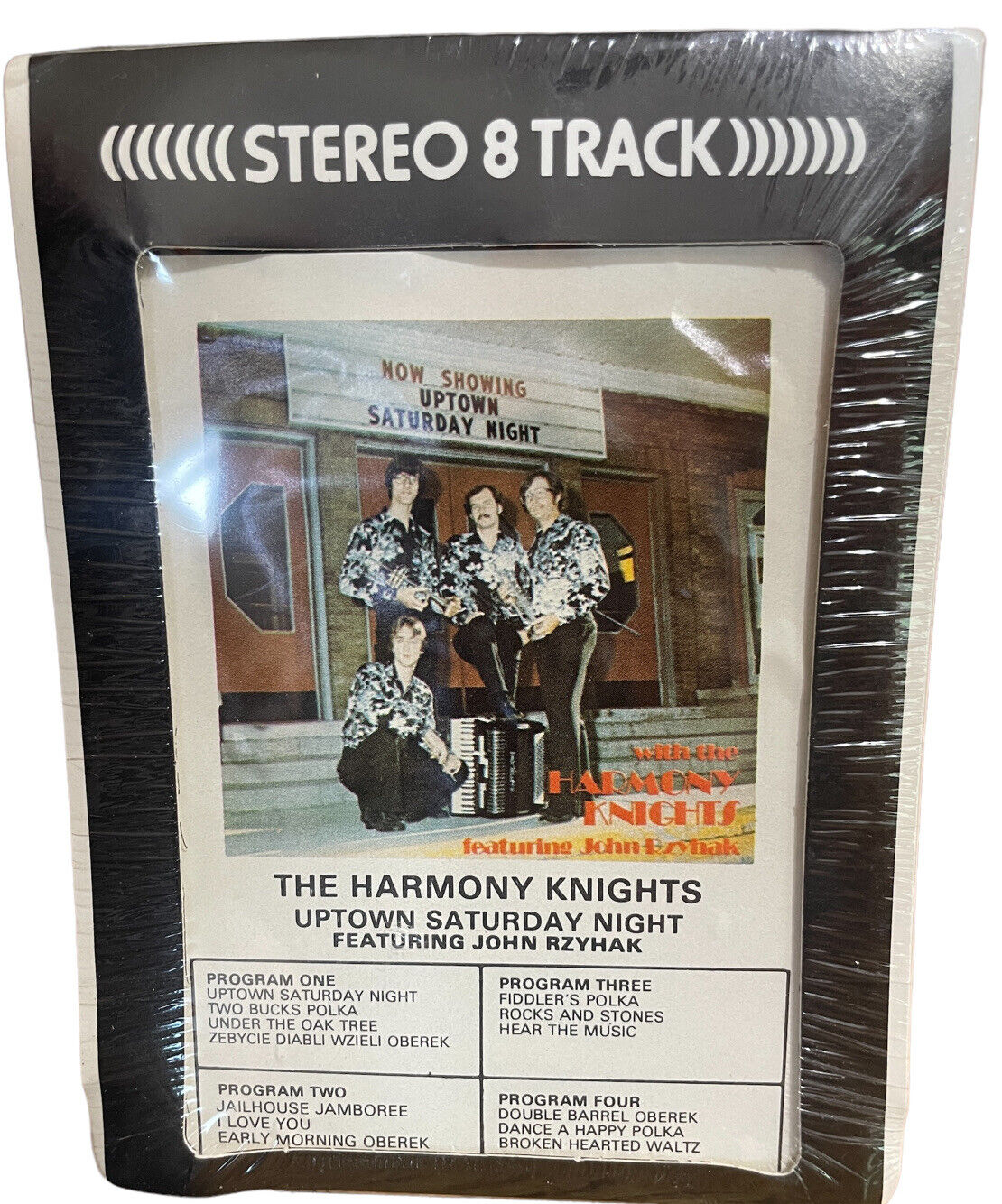 Vintage NOS 8 Track The Harmony Knights John Rzyhak Uptown Saturday Night