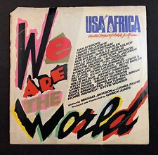 Vintage 1985 We Are The World USA for Africa 45RPM 7