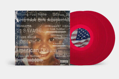 JID feat. 21 Savage - American Dream - Red Colored Vinyl [New Vinyl LP]