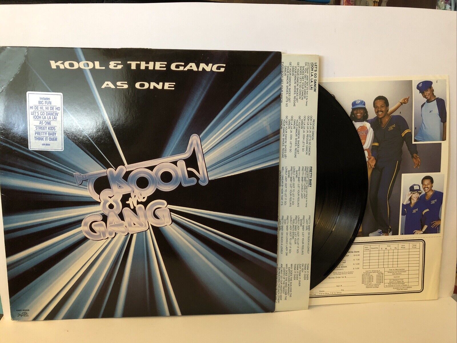 UNIQUE Kool & The Gang As One DSR 8505 1982 Promo De-Lite LP Vinyl Record Album