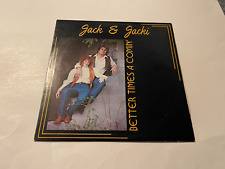 jack and jacki vinyl better times a comin-autographed-dewitt michigan picture
