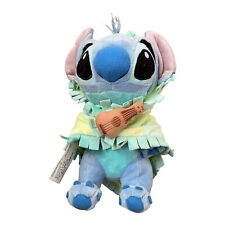 Disney Parks Disney's Babies Blue Baby Stitch Guitar Blanket Plush 10