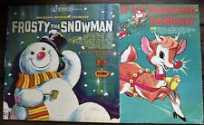 Rudolph The Red Nosed Reindeer & Frosty The Snowman  LP Lot -  Diplomat 1971 picture