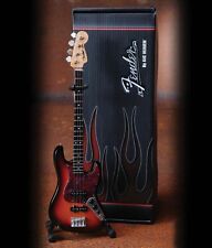 Fender Jazz Bass 3-Color Sunburst Licensed Miniature Guitar Replica 000124407 picture