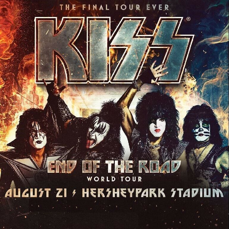 KISS END OF THE ROAD IN HERSHEY 2019 2CD 