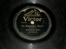 VICTOR MILITARY BAND-On, Wisconsin (1915) VICTOR 10