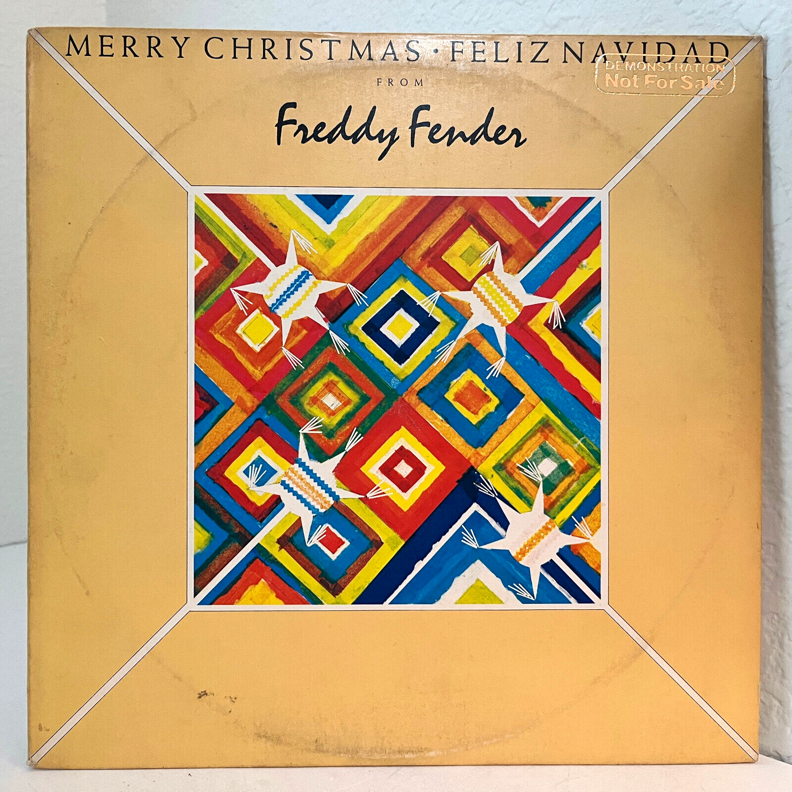 FREDDY FENDER - Merry Christmas Feliz Navidad (Promo) - 12\