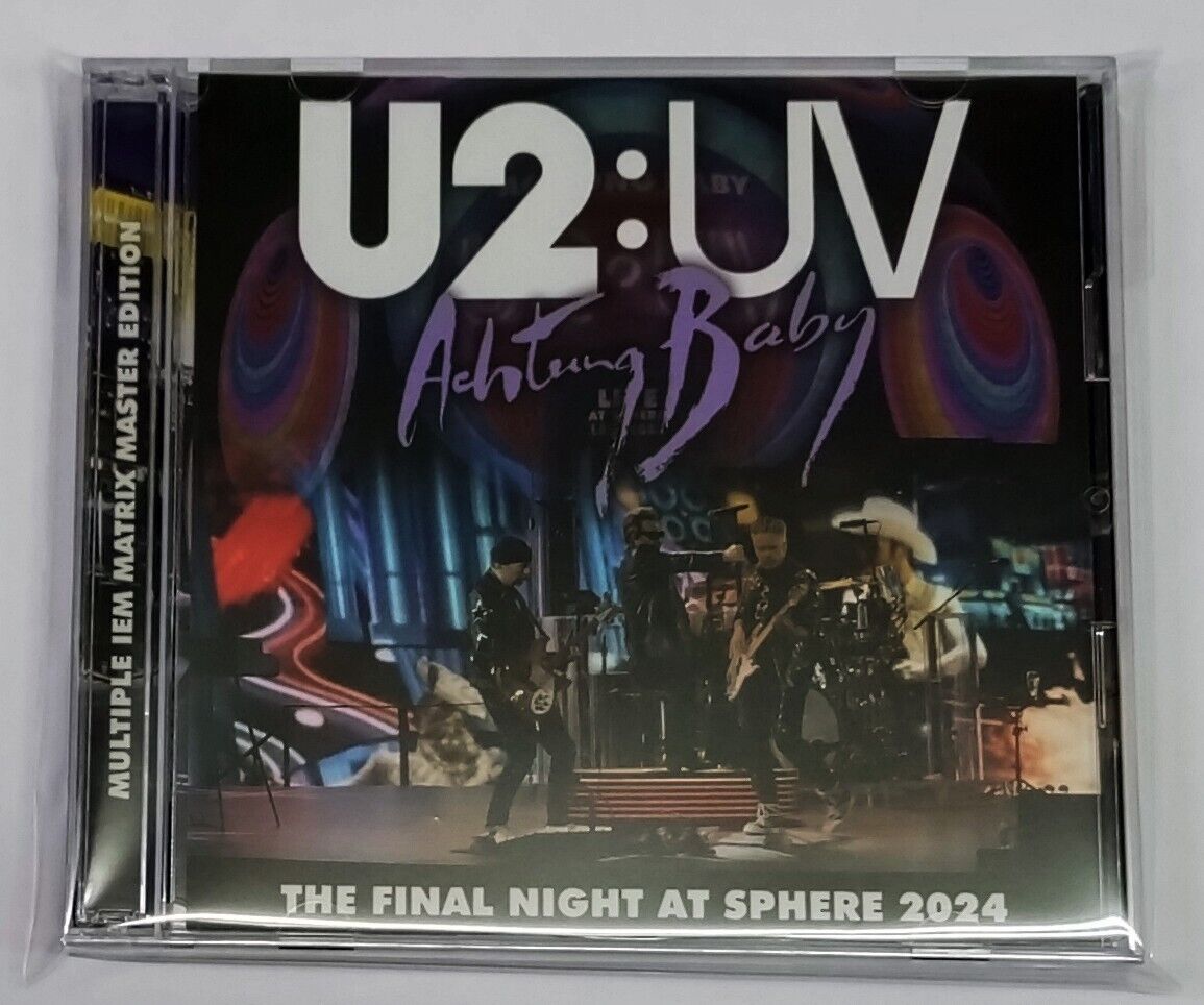 U2 New One THE FINAL NIGHT UV 2CD 2024 Japan Only Vegas Silver PR