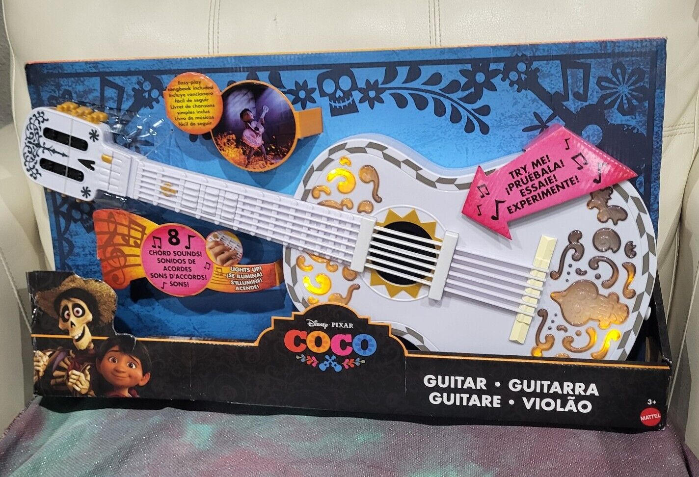 Disney Pixar Coco Interactive Magical Guitar Toy Dia De Muertos NEW 2017