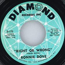 RONNIE DOVE Right Or Wrong / Baby, Put Your Arms Around Me DIAMOND INC D-173 EX picture