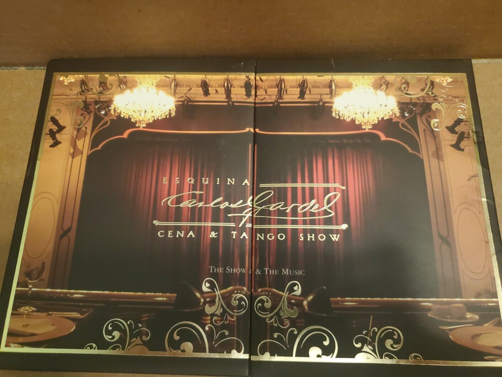 Carlos Gardel - Cena & Tango show esquina. Show & music cd dvd wide combo rare