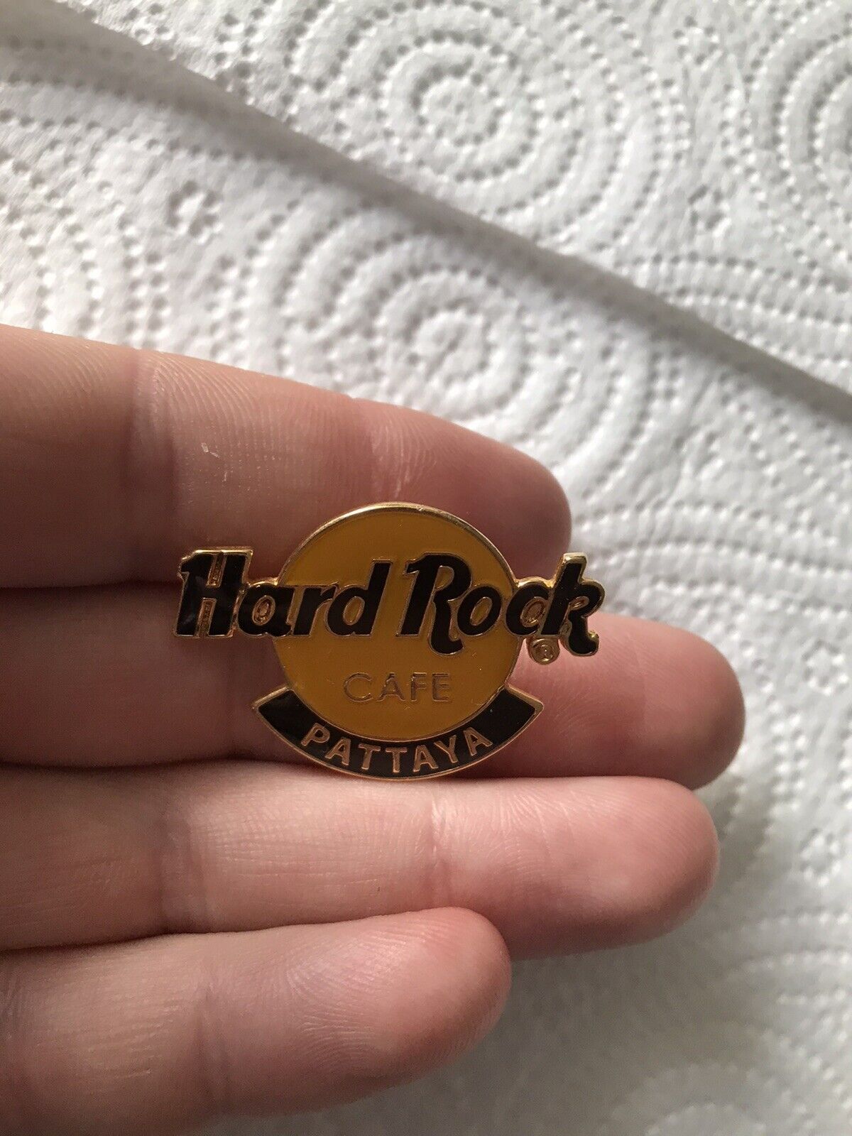 Hard Rock Cafe PATTAYA Classic HRC Logo Enamel PIN HRC Logos Back Catalog #11881
