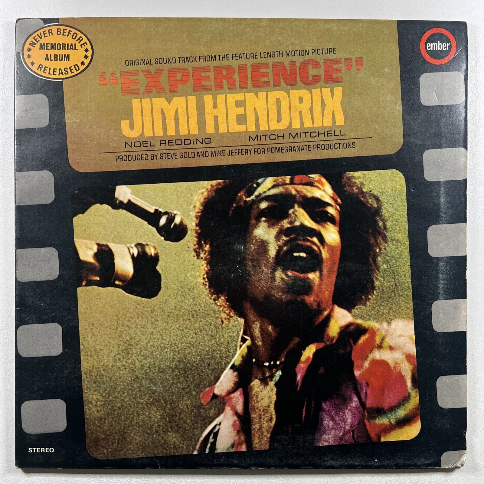 Jimi Hendrix “Original Sound Track Experience” LP/Ember NR5057 1971 UK Gate