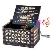 Music Box Gifts for Mom, Engraved Vintage Wooden You are My Sunshine Music  picture