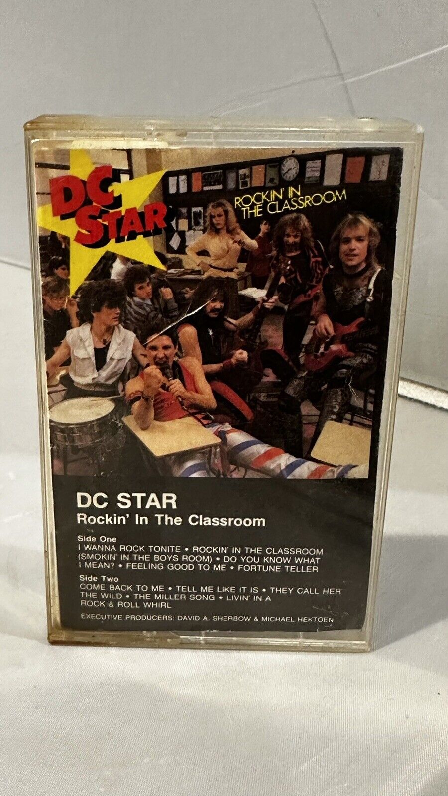 Vintage DC STAR ROCKIN\' in the CLASSROOM Cassette RARE OOP 1985 MIRAGE RECORDS