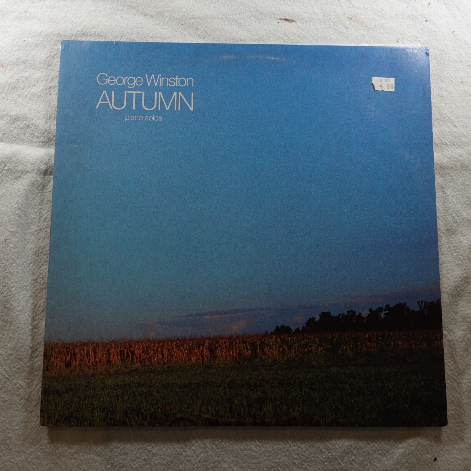George Winston Autumn Piano Solos   Record Album Vinyl LP