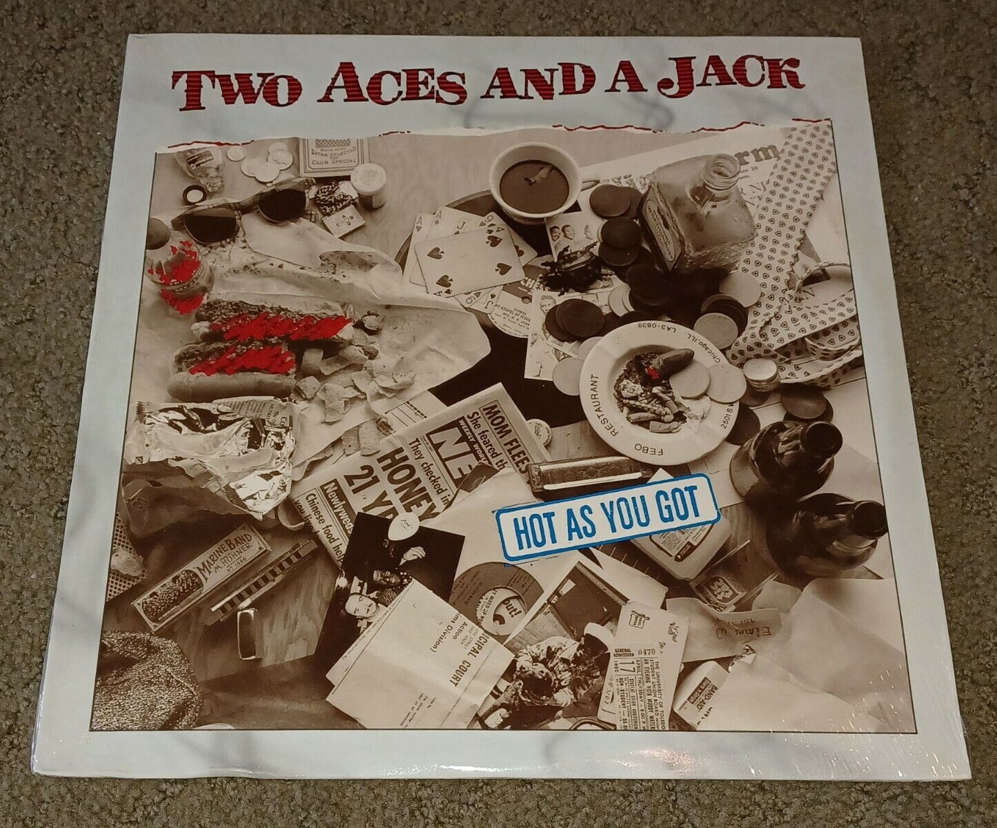 sealed TWO ACES AND A BIG JACK REYNOLDS HOT AS YOU GOT LP TOLEDO OH ART GRISWOLD