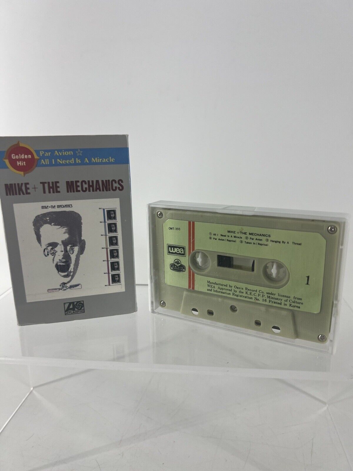 Mike + The Mechanics Korean Edition Cassette Vintage