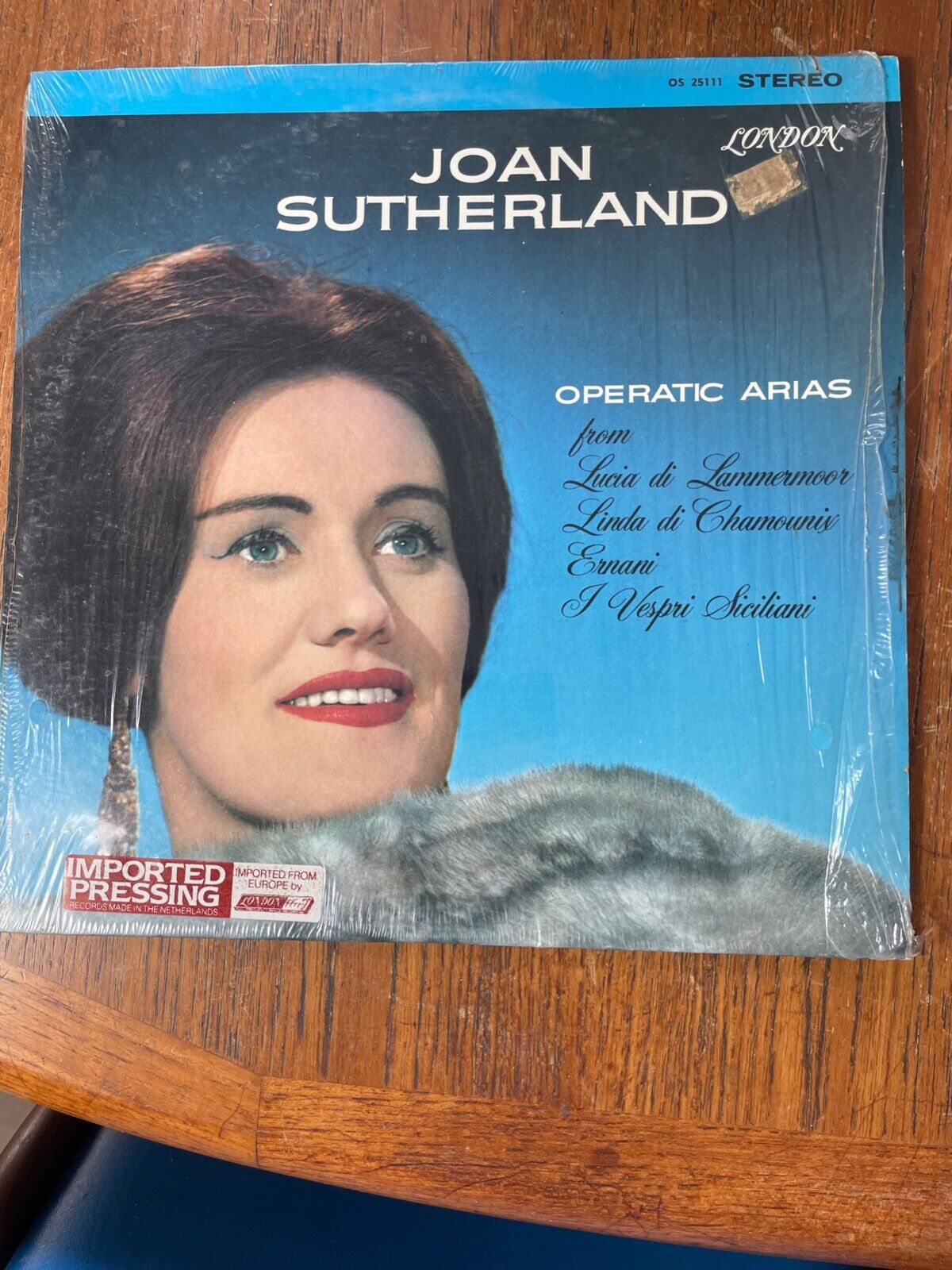 Joan Sutherland – Operatic Arias From Lucia Di Lammermoor LP IMPORT VG