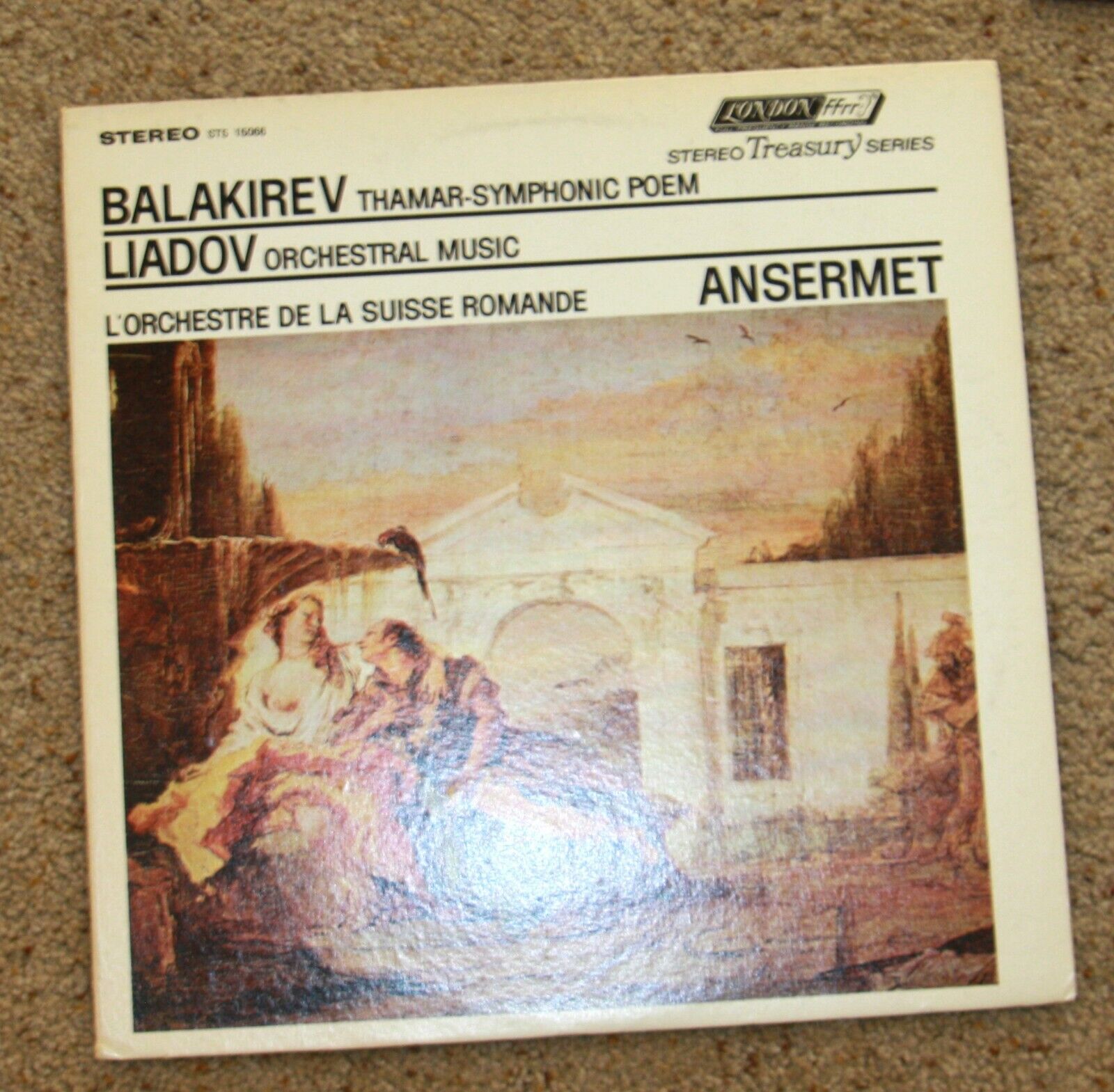 Balakirev Liadov Thamar-Symphonic Poem Suisse Romande  LP vintage vinyl record 