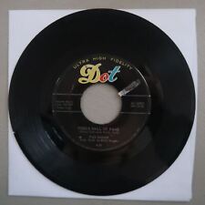 PAT BOONE FOOLS HALL OF FAME/BRIGHTEST WISHING STAR DOT RECORD VINYL 45 VG 26-28 picture