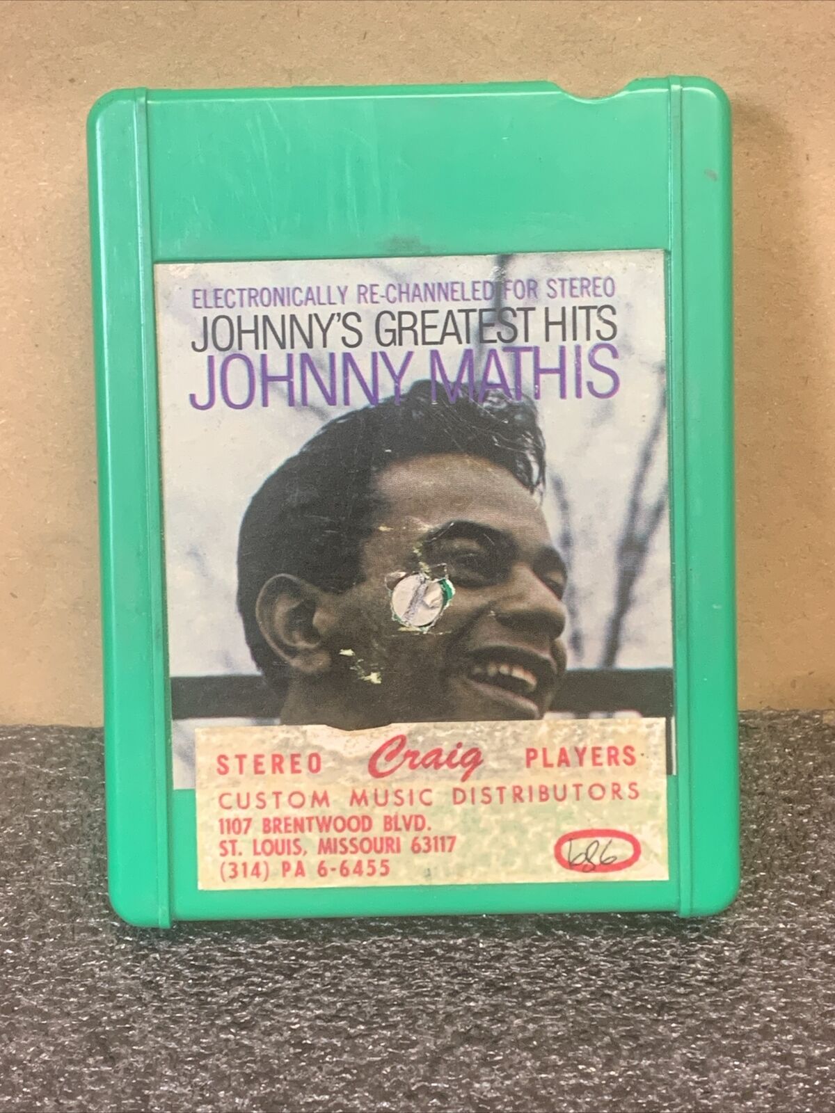 Johnny’s Mathis Greatest Hits (4-Track) Cartridge 