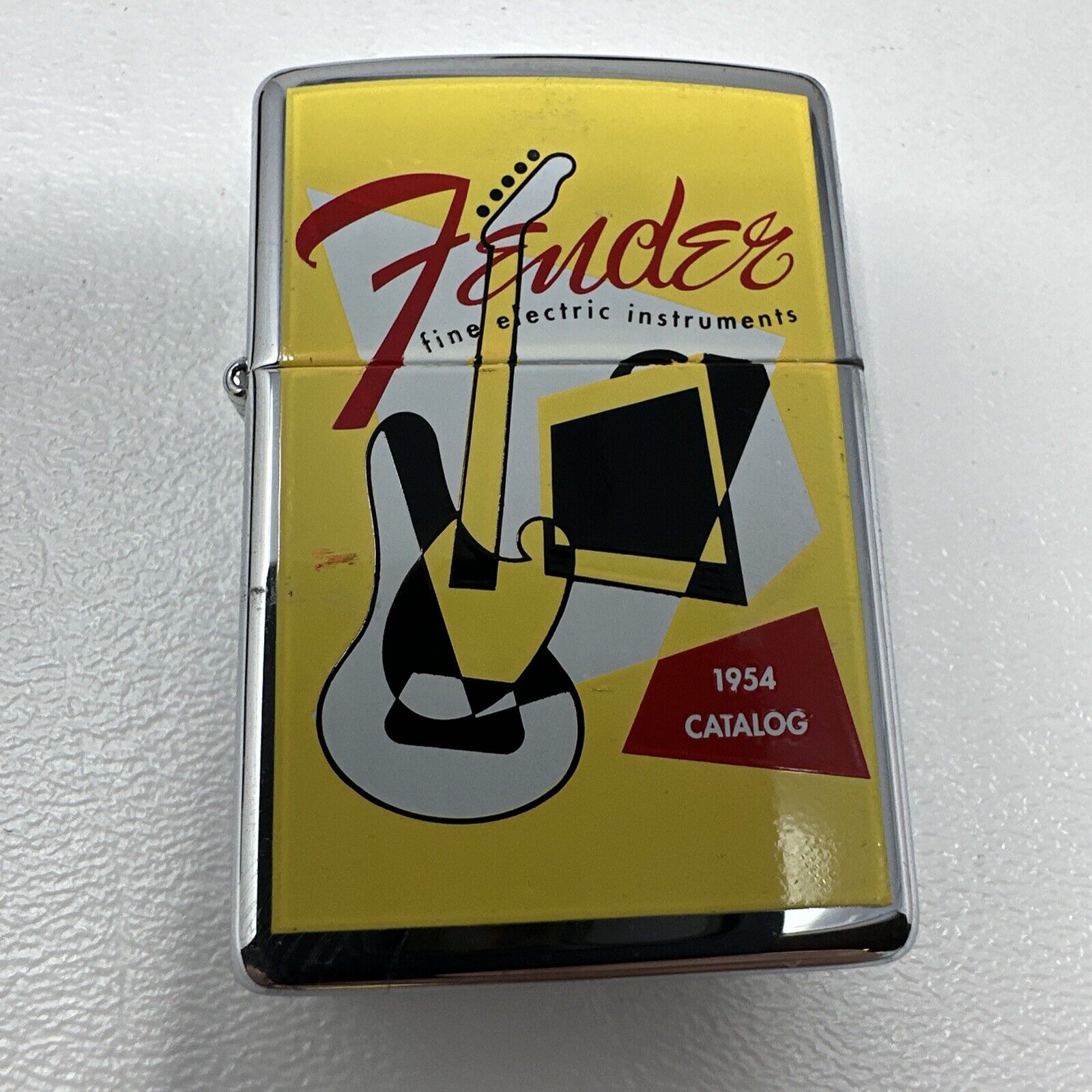 Zippo Fender Guitar Lighter New Rare Vintage