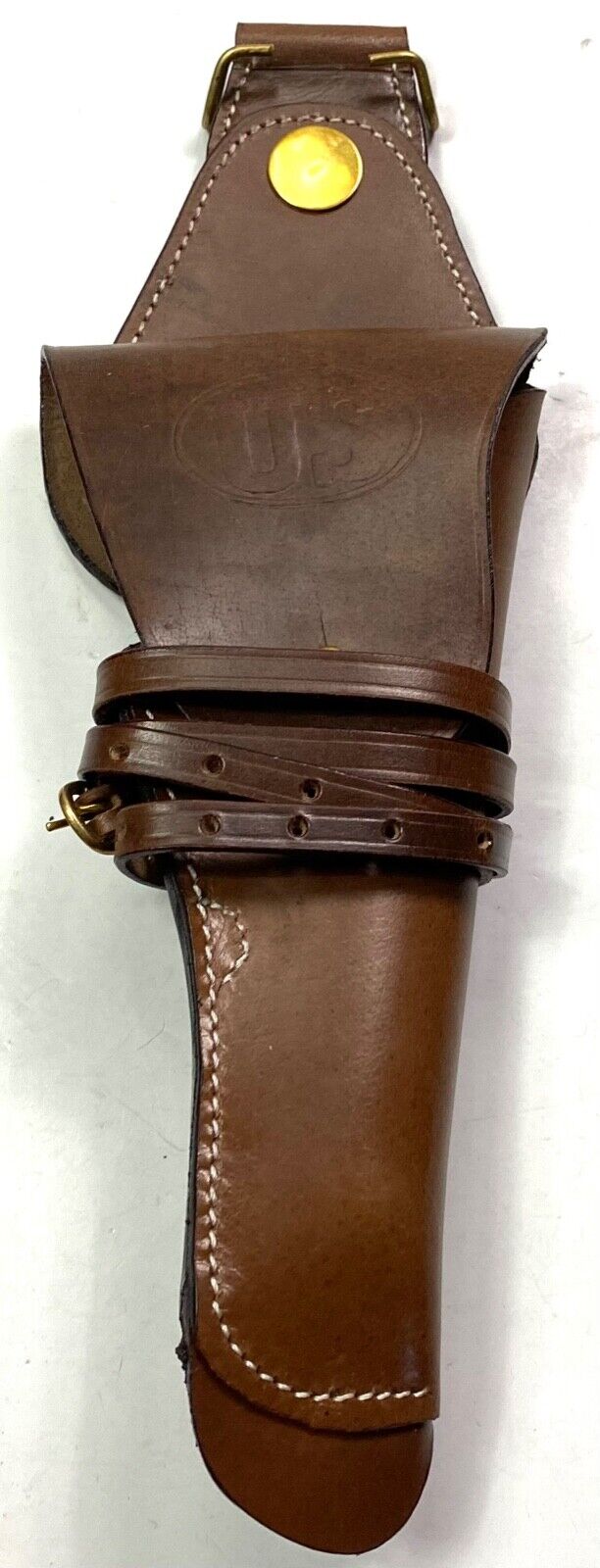 WWI & WWII M1912 OFFICER/NCO LEATHER .45 PISTOL HOLSTER-DRUM OILED LEATHER
