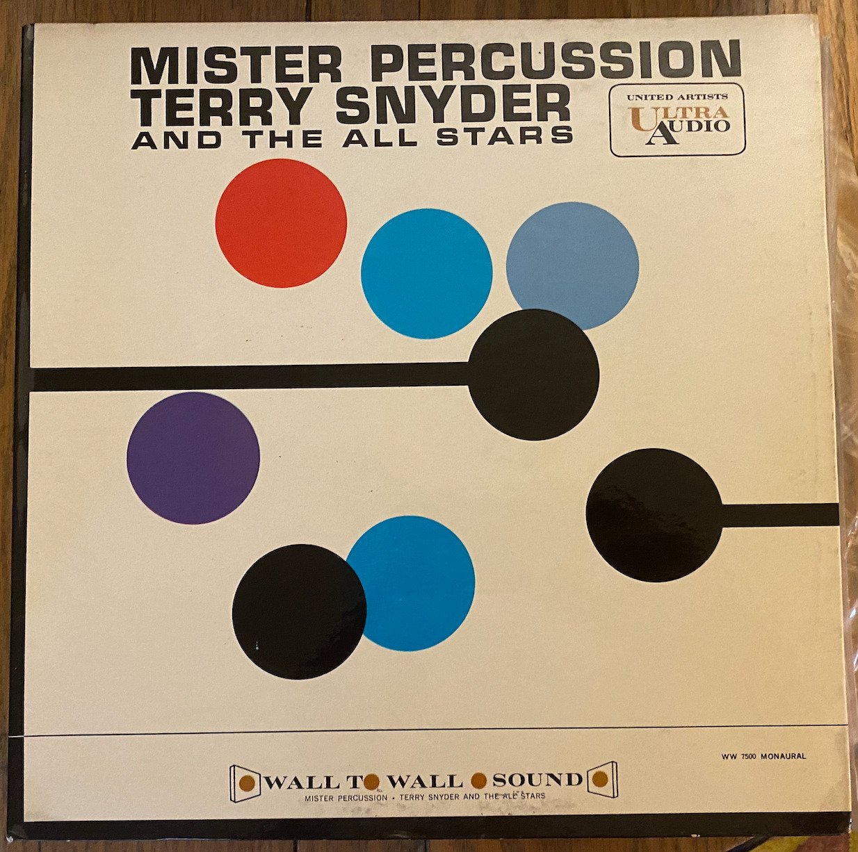 Mister Percussion Terry Snyder All Stars Vintage Pop Space Age United Artists LP