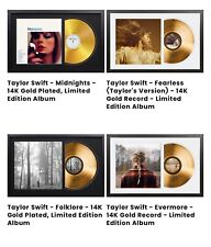 Taylor Swift 14K GOLD PLATED Record Limited Edition Albums(MINT CONDITON) picture