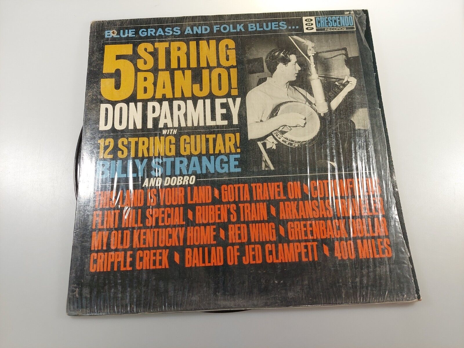 DON PARMLEY+BILLY STRANGE /5 STRING BANJO VTG VINYL LP  