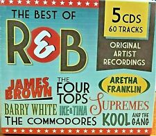 Best of R&B 5 CDS 60 TRACKs,NEW Commodores,Aretha Franklin,Four Tops,Kool & Gang picture