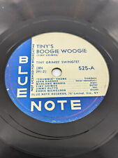 C Jams Blues/Tiny's Boogie Woogie TINY GRIMES SWINGTET 78 RPM Jazz Blue Note VG- picture