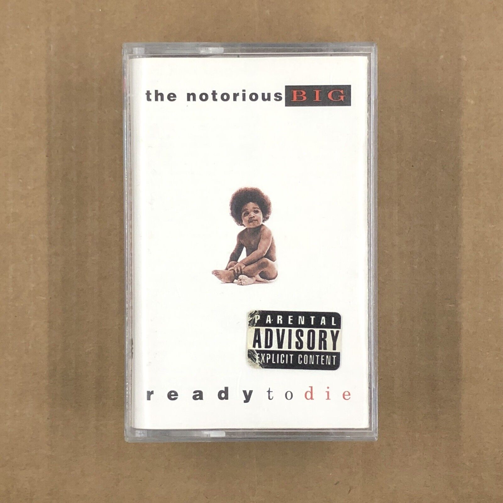 READY TO DIE Cassette Tape NOTORIOUS BIG 1994 90s Rap Hip Hop VINTAGE