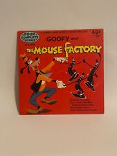 Walt Disney Record GOOFY AND THE MOUSE FACTORY Disneyland 923 Vinyl 33 (VG++) picture