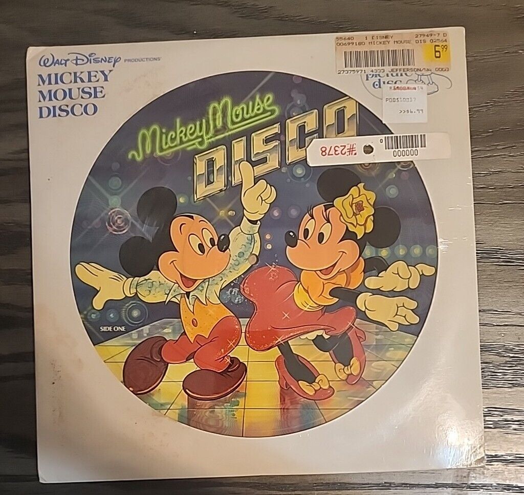Mickey Mouse Disco 1980 Walt Disney Productions LP Picture Dsc 3111