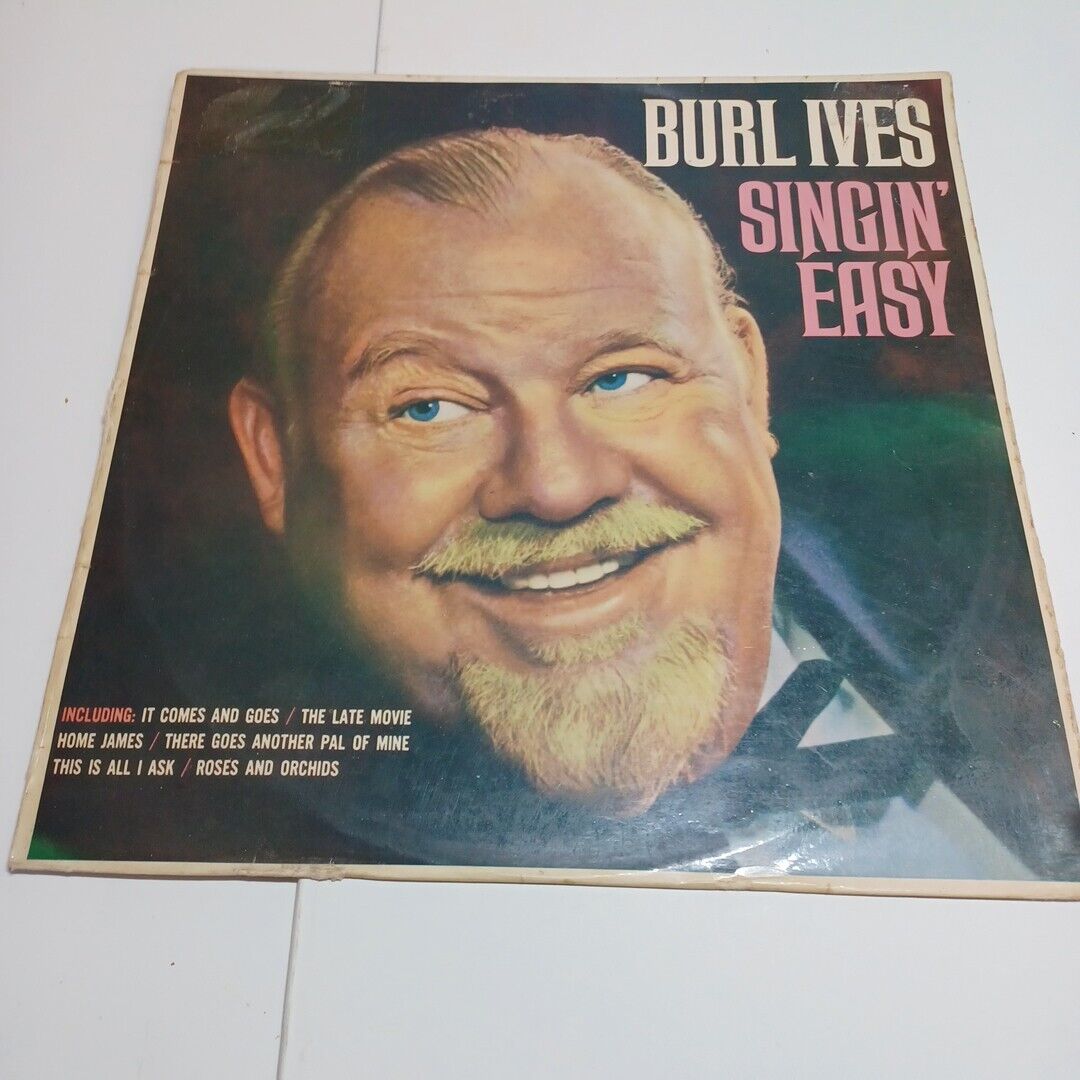 Vintage - Burl Ives - Singin\' Easy - Vinyl LP Record - Decca
