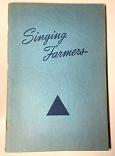 Singing Farmers Vintage Songbook 1947 National Farmers Union. Education. Co-op picture